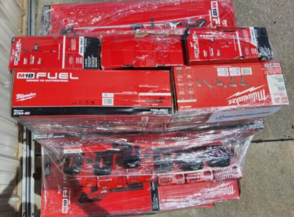 Milwaukee tool pallets