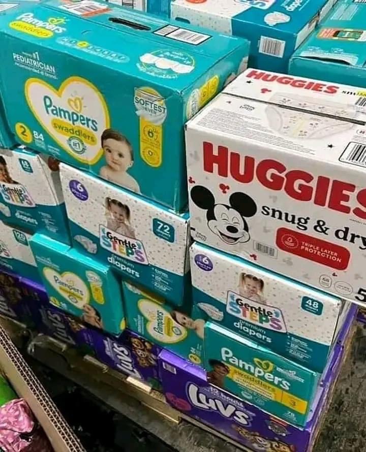 DIAPERS PALLETS AVAILABLE