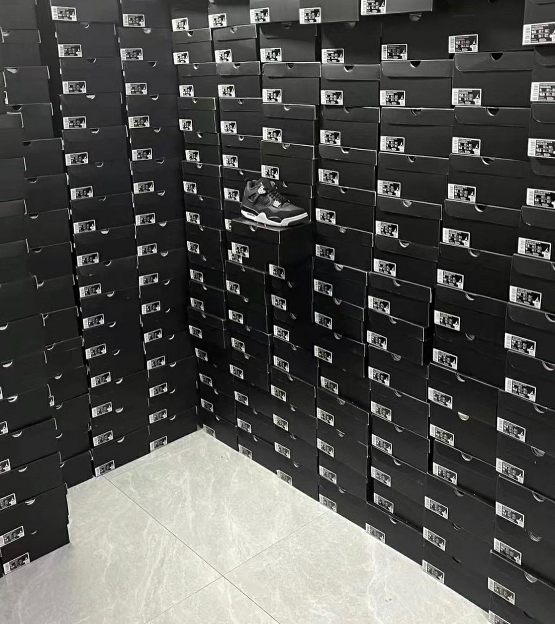 Authentic Jordan sneakers pallets